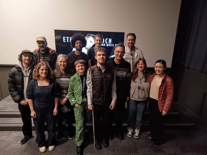 Group photograph at the Culture Scene Viewing of Making Music Talk