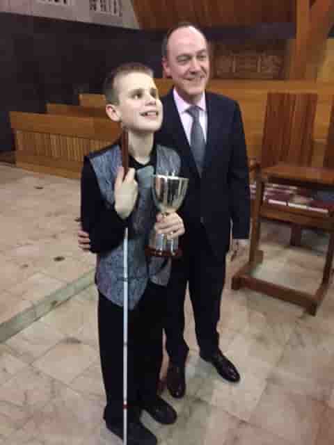 Ethan 2017, After Winning the Loretto Piano Competition